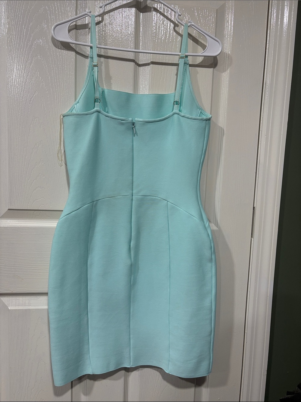 Fashion Nova Mint Green Bodycon Mini Dress - Picture 2 of 3
